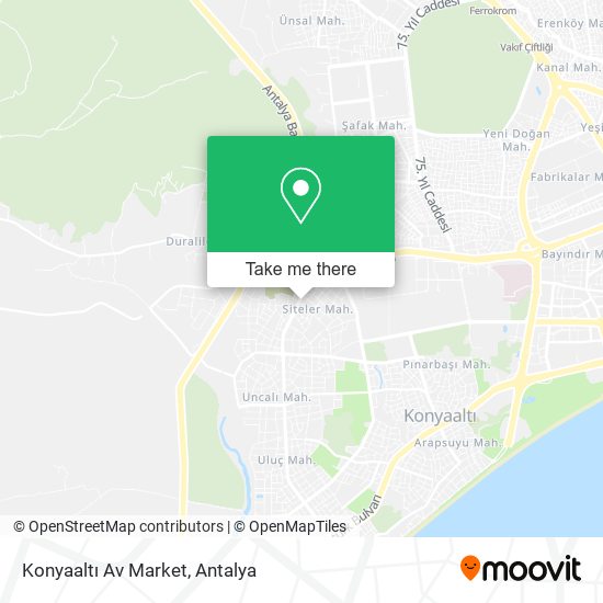 Konyaaltı Av Market map