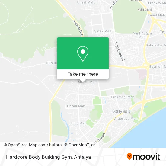 Hardcore Body Building Gym map