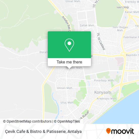 Çevik Cafe & Bistro & Patisserie map