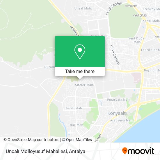 Uncalı Molloyusuf Mahallesi map