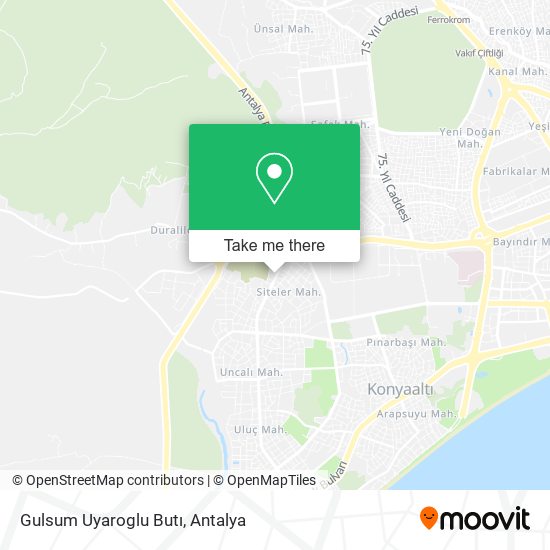 Gulsum Uyaroglu Butı map