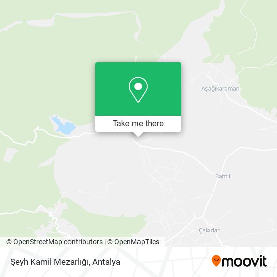 Şeyh Kamil Mezarlığı map