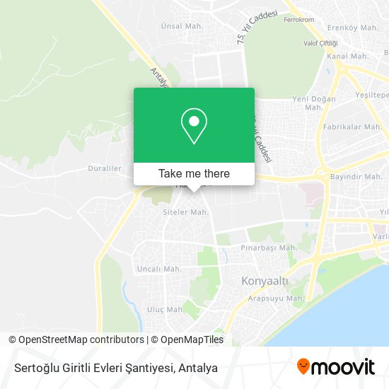 Sertoğlu Giritli Evleri Şantiyesi map