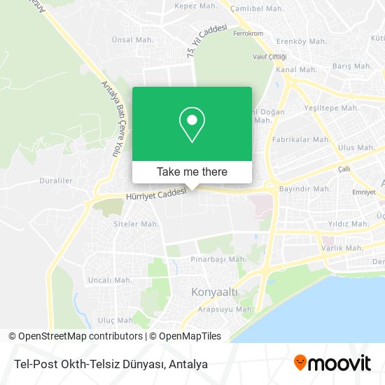 Tel-Post Okth-Telsiz Dünyası map
