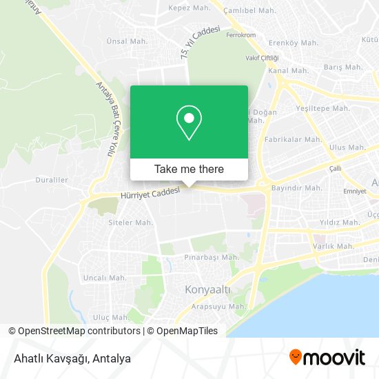 Ahatlı Kavşağı map
