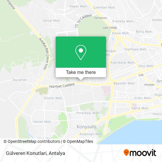 Gülveren Konutlari map