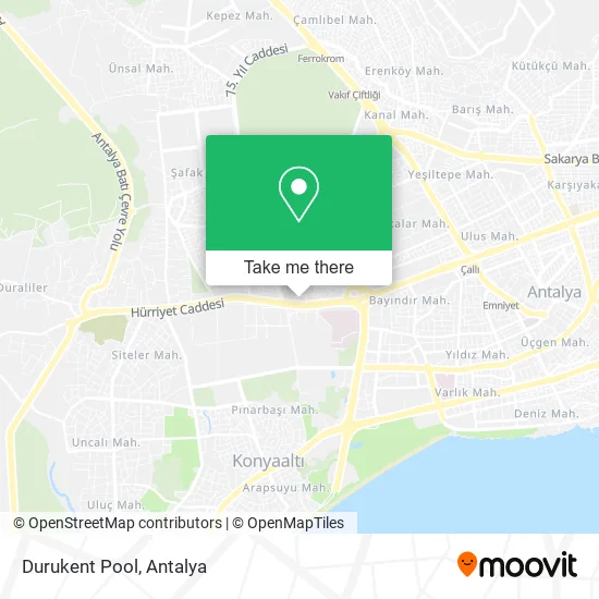 Durukent Pool map