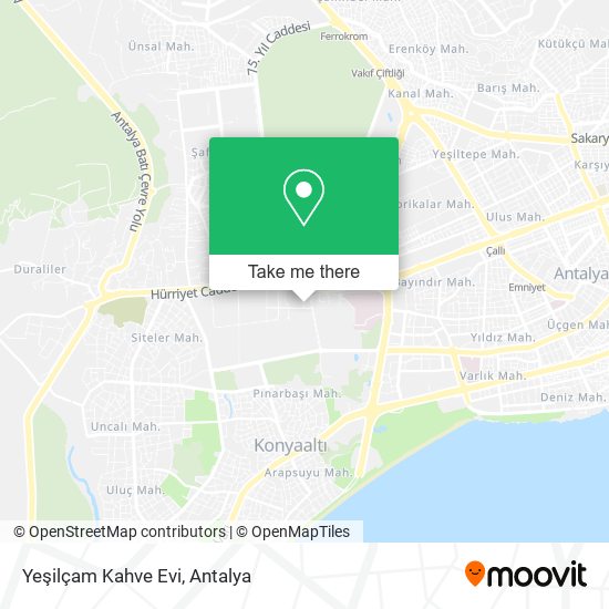 Yeşilçam Kahve Evi map