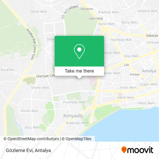 Gözleme Evi map