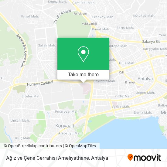 Ağız ve Çene Cerrahisi Ameliyathane map