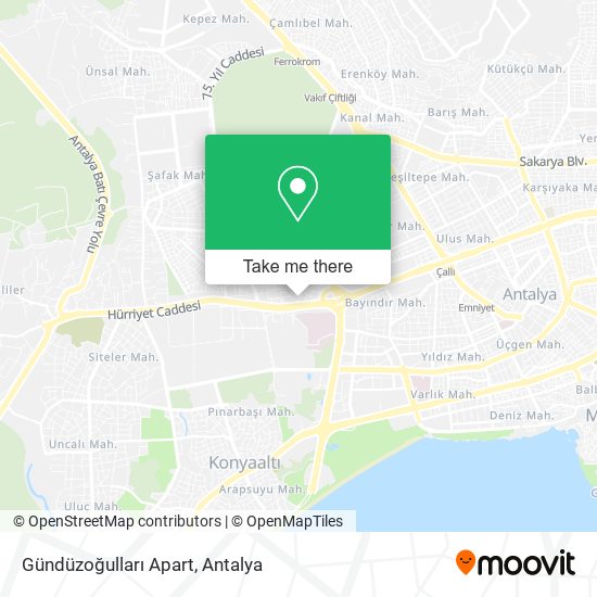 Gündüzoğulları Apart map