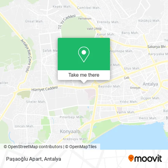 Paşaoğlu Apart map