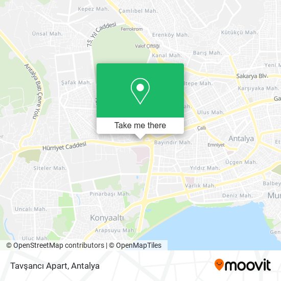 Tavşancı Apart map