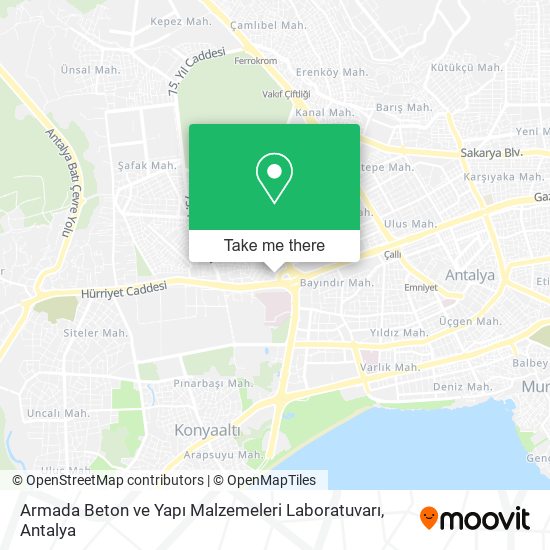 Armada Beton ve Yapı Malzemeleri Laboratuvarı map