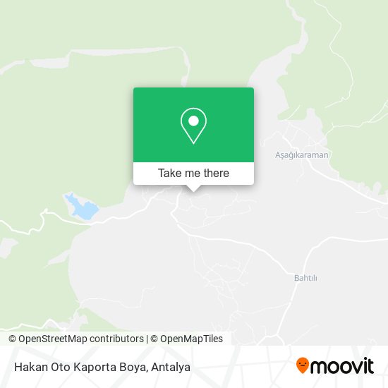 Hakan Oto Kaporta Boya map
