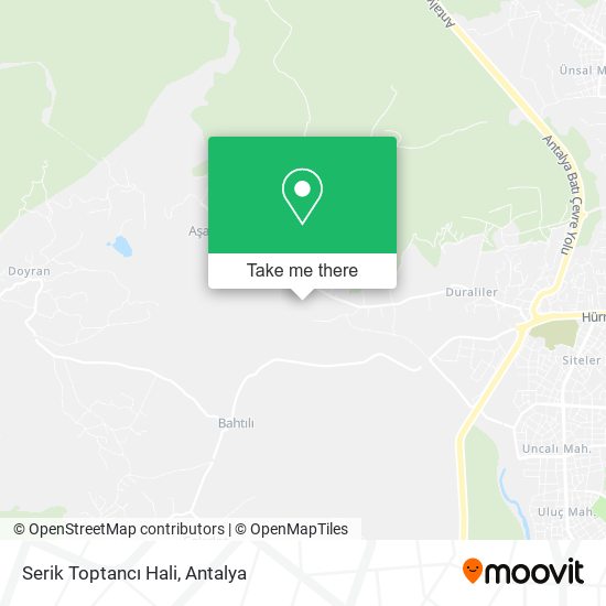 Serik Toptancı Hali map
