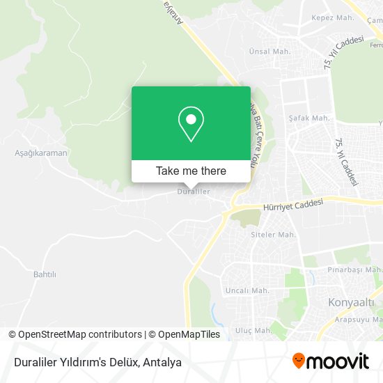 Duraliler Yıldırım's Delüx map