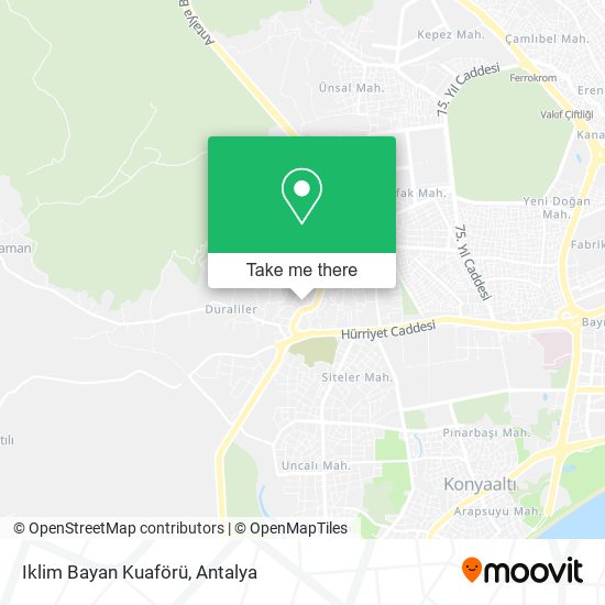 Iklim Bayan Kuaförü map