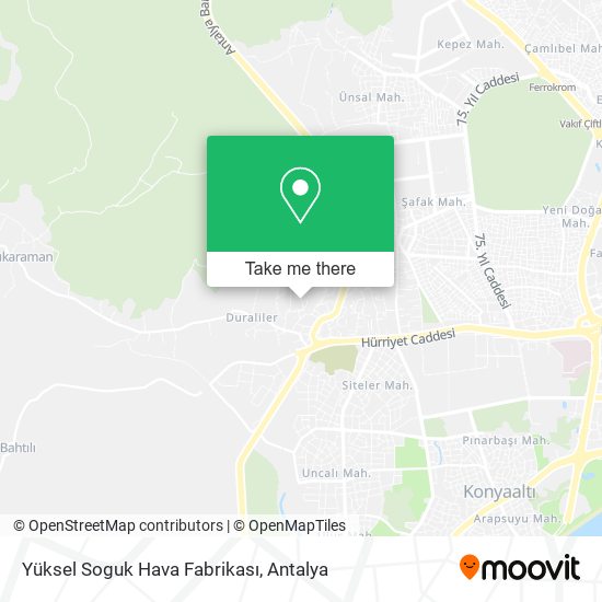 Yüksel Soguk Hava Fabrikası map