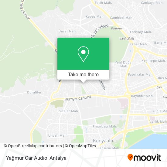 Yağmur Car Audio map