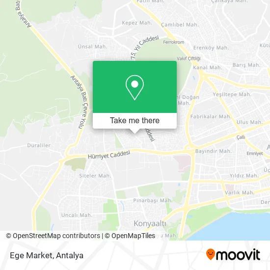 Ege Market map