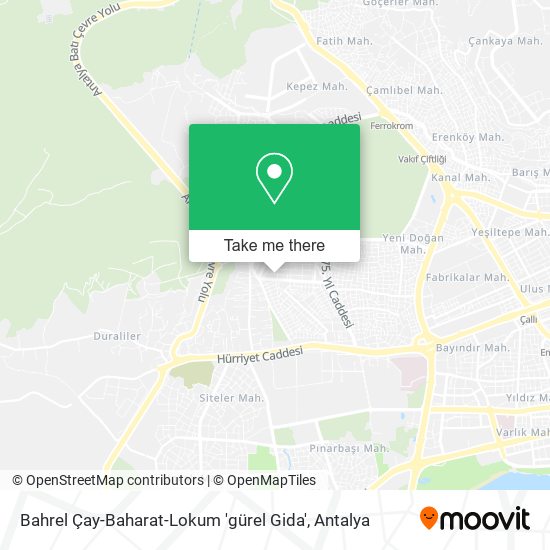 Bahrel Çay-Baharat-Lokum 'gürel Gida' map