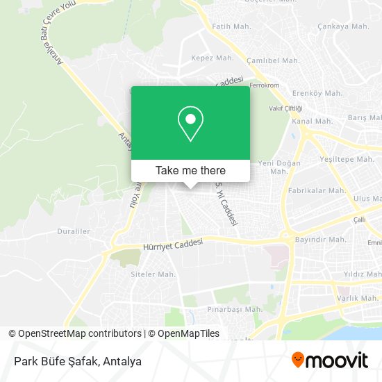 Park Büfe Şafak map