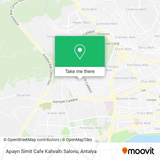 Apayrı Simit Cafe Kahvaltı Salonu map