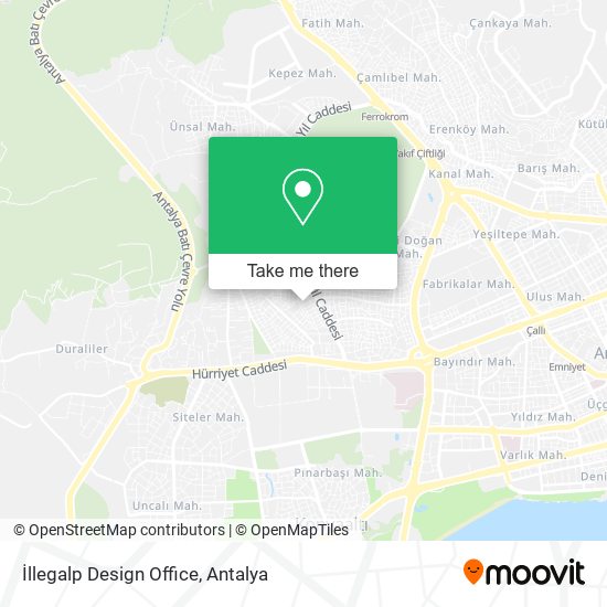 İllegalp Design Office map