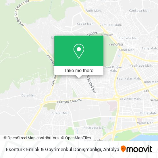 Esentürk Emlak & Gayrimenkul Danışmanlığı map