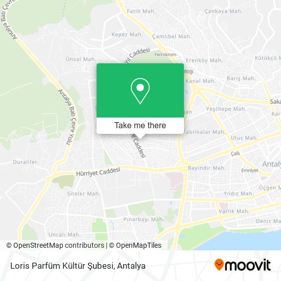 Loris Parfüm Kültür Şubesi map