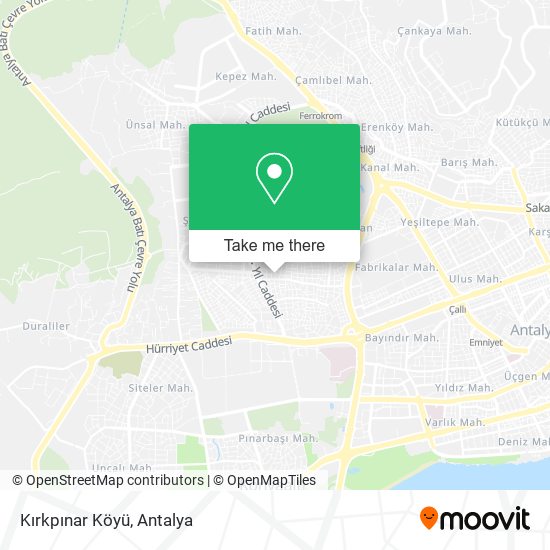 Kırkpınar Köyü map