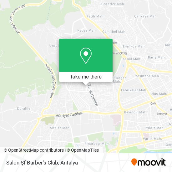 Salon Şf Barber's Club map