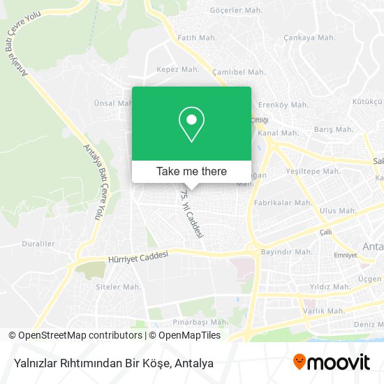 Yalnızlar Rıhtımından Bir Köşe map