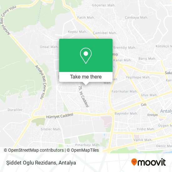 Şiddet Oglu Rezidans map
