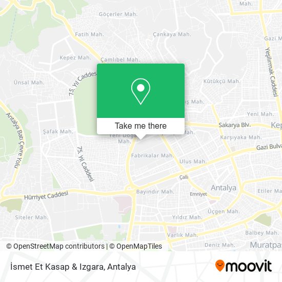 İsmet Et Kasap & Izgara map