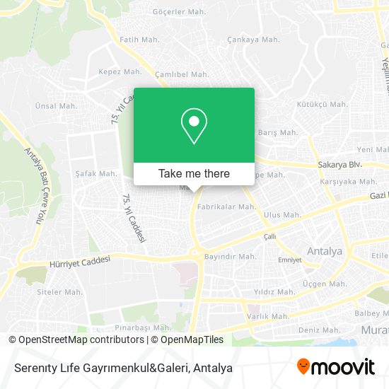 Serenıty Lıfe Gayrımenkul&Galeri map