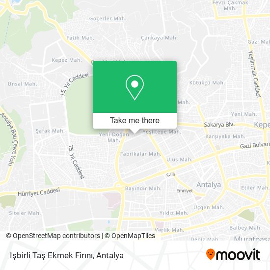 Işbirli Taş Ekmek Firını map