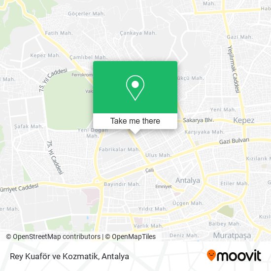 Rey Kuaför ve Kozmatik map