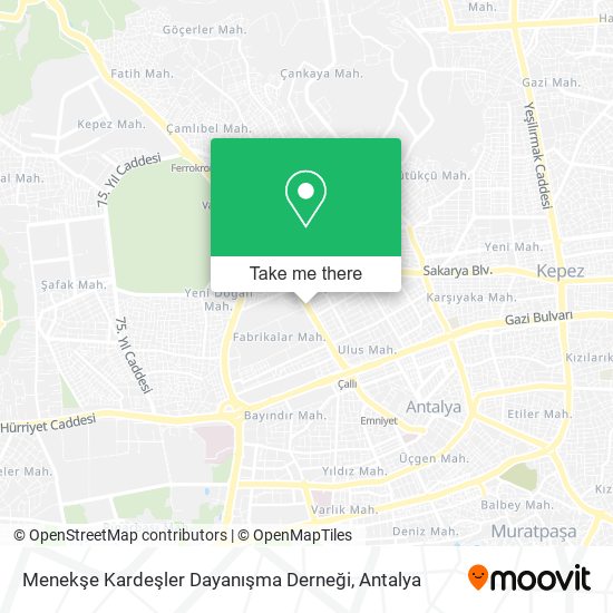 Menekşe Kardeşler Dayanışma Derneği map