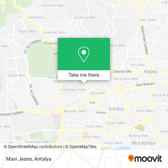 Mavi Jeans map