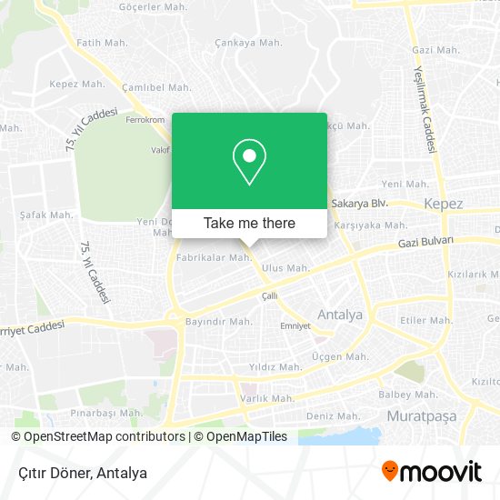 Çıtır Döner map