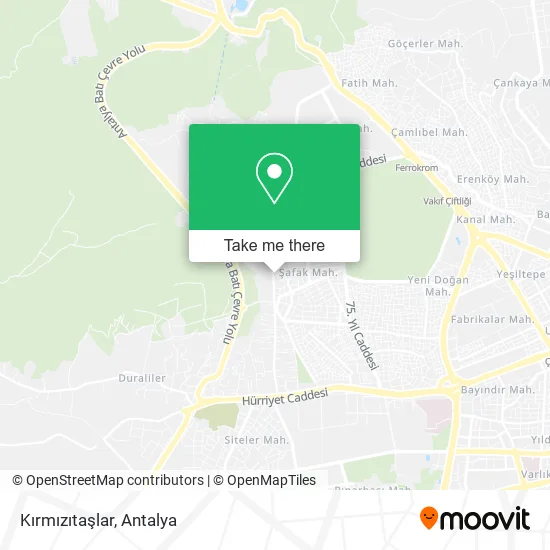 Kırmızıtaşlar map