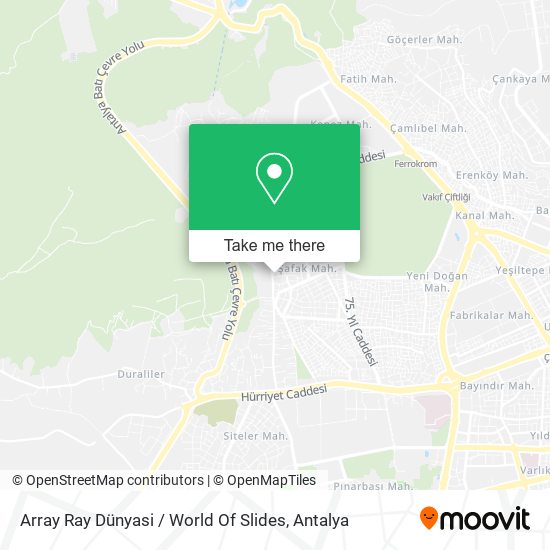 Array Ray Dünyasi / World Of Slides map