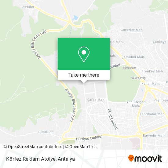 Körfez Reklam Atölye map