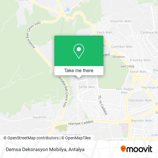 Demsa Dekorasyon Mobilya map