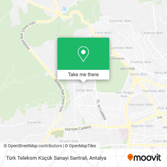 Türk Telekom Küçük Sanayi Santrali map