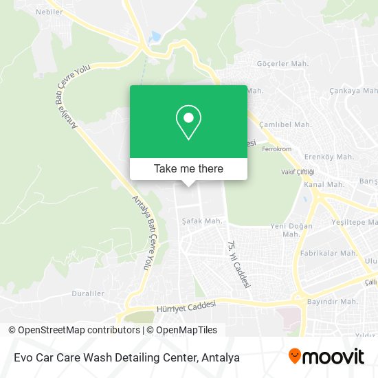 Evo Car Care Wash Detailing Center map