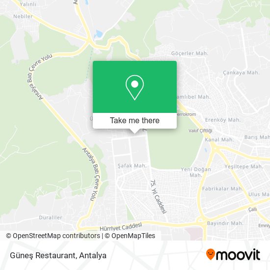 Güneş Restaurant map