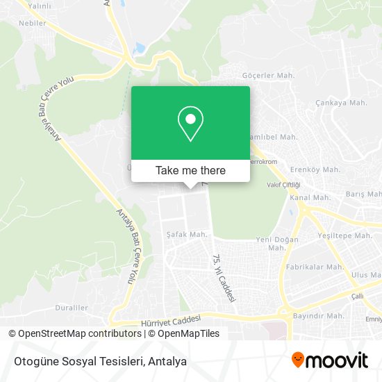 Otogüne Sosyal Tesisleri map